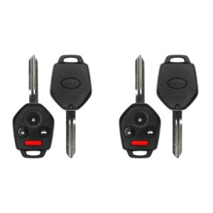 Replacement 2008-2010 Subaru Tribeca Key Fob – FCC: CWTWBU766 – PN: 57497AG48A – 4 Button
