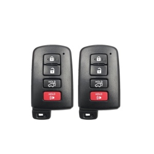 (2-Pack) Replacement 2019 Toyota Highlander Key Fob – FCC: HYQ14FBA – PN: 89904-0E121, 89904-0E120 – 4 Button