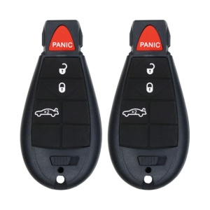(2-Pack) Replacement 2013 Dodge Dart Key Fob – FCC: M3N32297100 – PN: 56046771AA – 4 Button