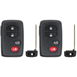 (2-Pack) Replacement 2011 Toyota Prius Key Fob – FCC: HYQ14AAB – PN: 89904-47420 – 4 Button