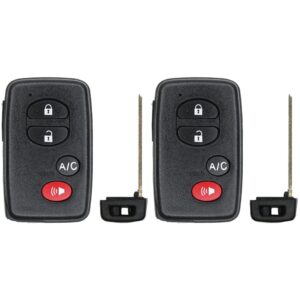 Replacement 2015 Toyota Prius Key Fob – PN: 89904-47352, 89904-47351, 89904-47350 – 4 Button