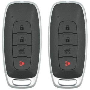(2-Pack) Replacement 2023 Nissan Ariya Key Fob – FCC: KR5TXPZ1 – PN: 285E3-5MR3B – 4 Button