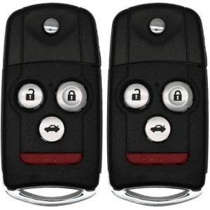 (2-Pack) Replacement 2007-2008 Acura TL Key Fob – FCC: OUCG8D-439H-A – PN: 35111-SEP-306, 35111-SEP-307 – 4 Button