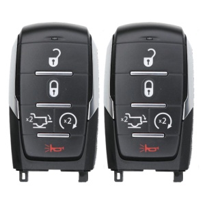 (2-Pack) Replacement 2023 Ram 1500 Key Fob – FCC: OHT-4882056, OHT4882056 – PN: 68584154, 68584154AA – 5 Button