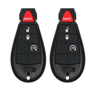 (2-Pack) Replacement 2009-2012 Ram Key Fob – FCC: IYZ-C01C – PN: 56046639, 68066871 – 4 Button