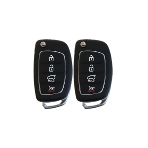 (2-Pack) Replacement 2013-2016 Hyundai Santa Fe Key Fob – FCC: TQ8-RKE-3F04 – PN: 95430-4Z100, 95430-4Z101 – 4 Button