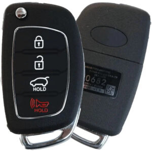 Replacement 2013-2016 Hyundai Santa Fe Key Fob – FCC: TQ8-RKE-3F04 – PN: 95430-4Z100, 95430-4Z101 – 4 Button