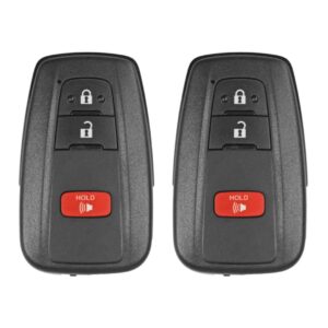 (2-Pack) Replacement 2020 Toyota Prius Key Fob – FCC: HYQ14FBC – PN: 89904-47530 – 3 Button