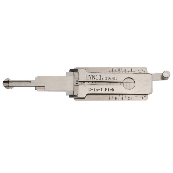 Aftermarket LISHI HYN11 (HYN6) 8 Cut 2 in 1 Pick & Decoder DR & BT