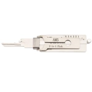 Aftermarket LISHI AM5 Series 2 in 1 Padlock Pick