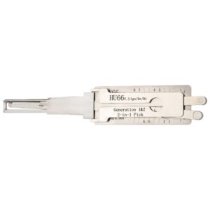 Aftermarket Lishi HU66 V.3 Twin Lifter 2 IN 1 Decoder And Pick For VAG