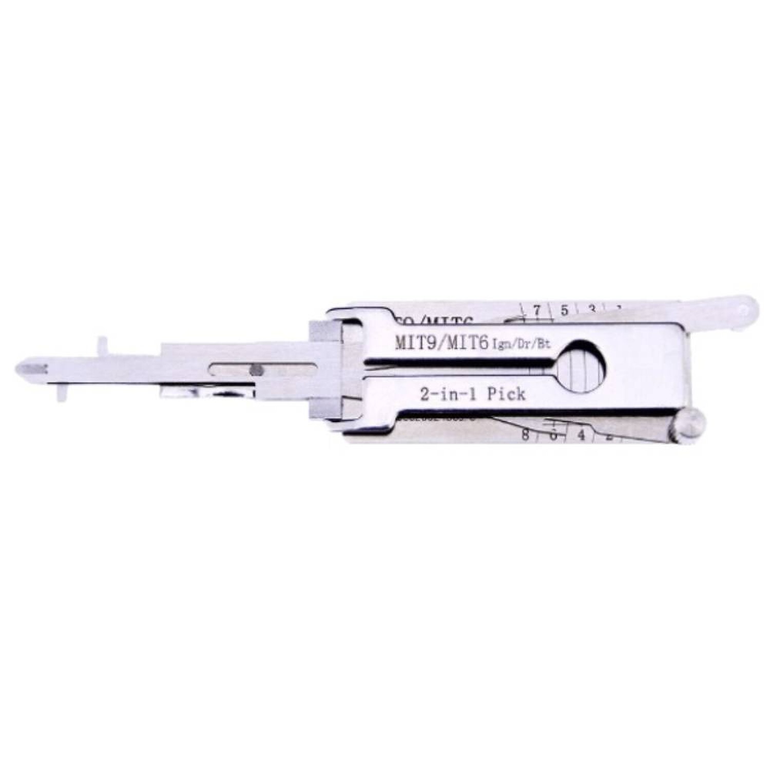 Aftermarket LISHI MIT9 MIT6 MITSUBISHI 2 In 1 Pick Twin Lifter Ignition Door Trunk Anti Glare