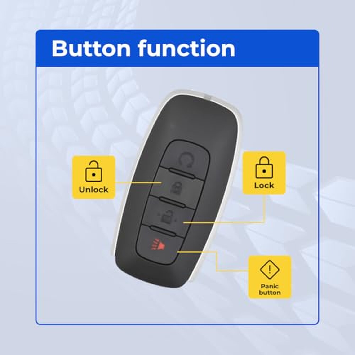 Replacement 2022-2023 Nissan Kicks & Rogue Key Fob – FCC: KR5TXPZ3 – PN: 285E3-6RA5A – 4 Button - Image 6
