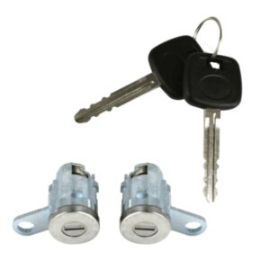 Aftermarket 1995-2004 Toyota Tacoma Door Lock Cylinder Set Kit with Keys Front Pair - image 1