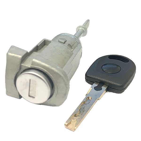 Aftermarket 1998-2006 Volkswagen Audi HU66 LH Driver Door Lock Cylinder Coded - image 1