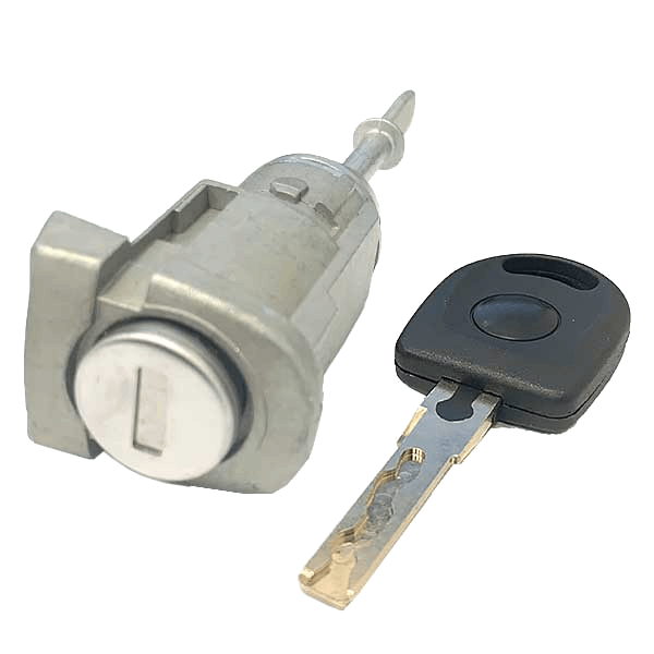 Aftermarket 1998-2006 Volkswagen Audi HU66 LH Driver Door Lock Cylinder Coded - image 1