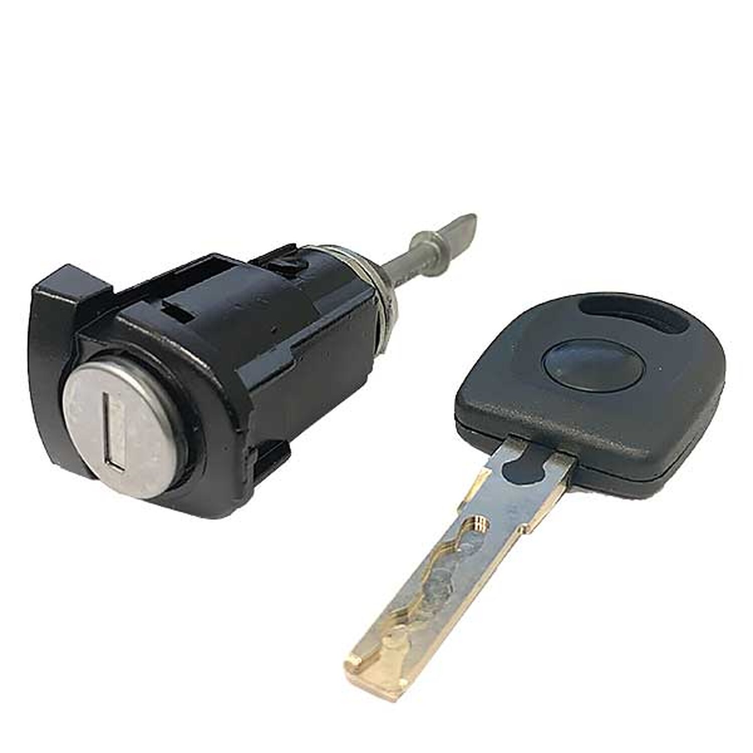 Aftermarket 1998-2006 Volkswagen Audi HU66 RH Passenger Door Lock Cylinder Coded - image 1