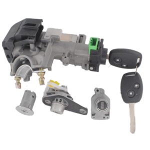 Aftermarket 2006-2009 Honda Civic Ignition Auto Lock Cylinder And Left Door Cylinder Complete Set Coded - image 1