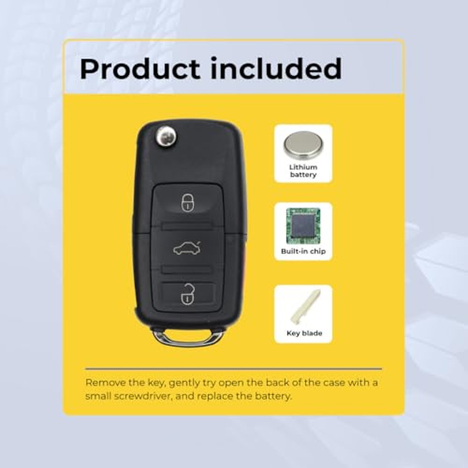 Replacement 2015 Volkswagen Passat Key Fob – FCC: NBG010180T – PN: 5K0837202 – 4 Button - Image 7