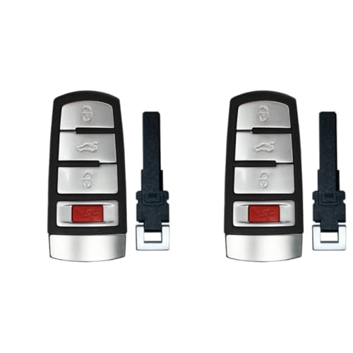 (2-Pack) Replacement 2009-2015 Volkswagen CC Key Fob – FCC: NBG009066T – 4 Button