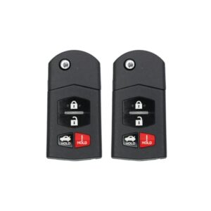 Replacement 2015 Mazda Cx-9 Key Fob – FCC: BGBX1T478SKE125-01 – PN: BBM4-67-5RY, BBM4675RY – 4 Button