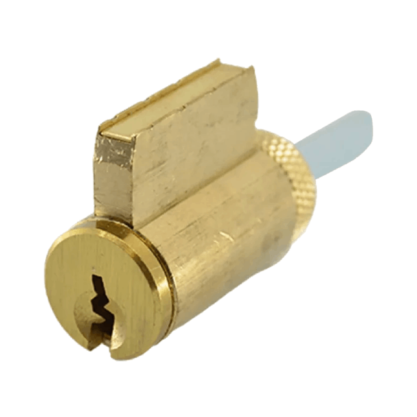 Aftermarket Key in Knob (KIK) Cylinder KW1 Polished Brass Finish - image 1