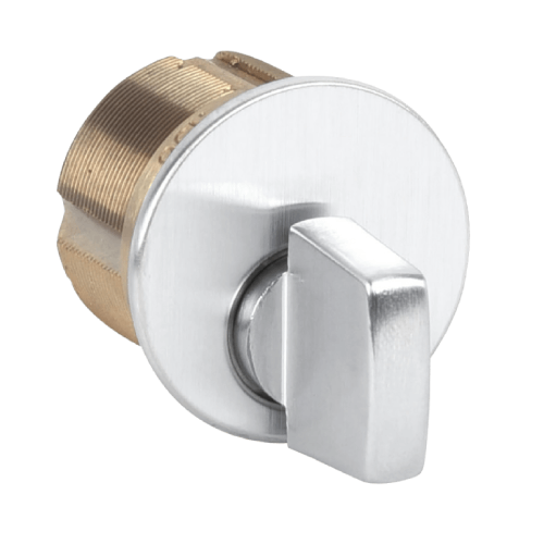 Aftermarket Thumb Turn Mortise Cylinder 1″ 26D Satin Chrome Finish - image 1