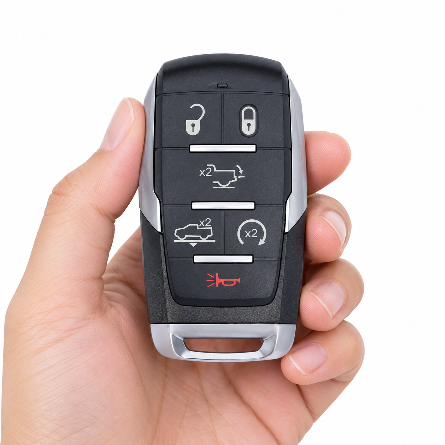 (2-Pack) Replacement 2019 RAM 1500 Key Fob – FCC: OHT-4882056, OHT4882056 – PN: 68584156, 68584156AA – 6 Button