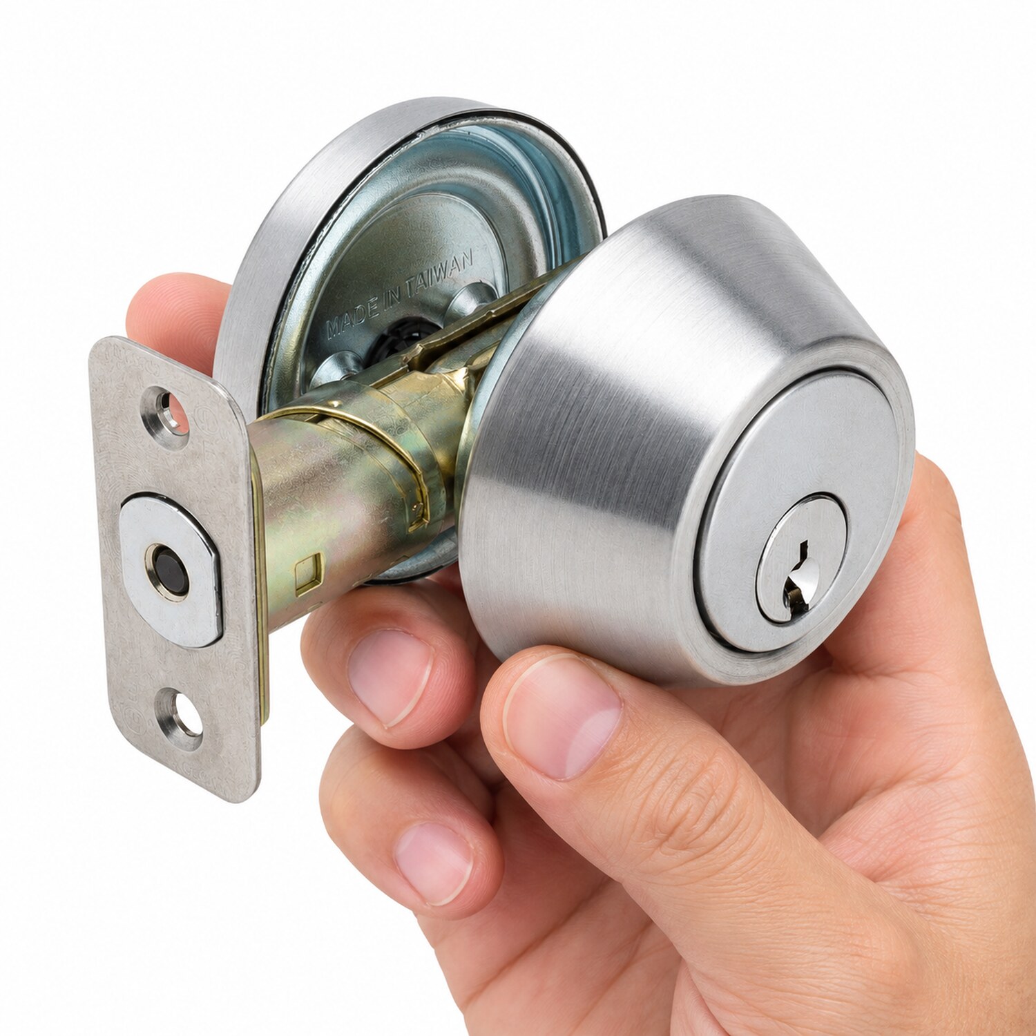 Aftermarket Builder Grade 3 Heavy Duty Single Cylinder Deadbolt Satin Finish