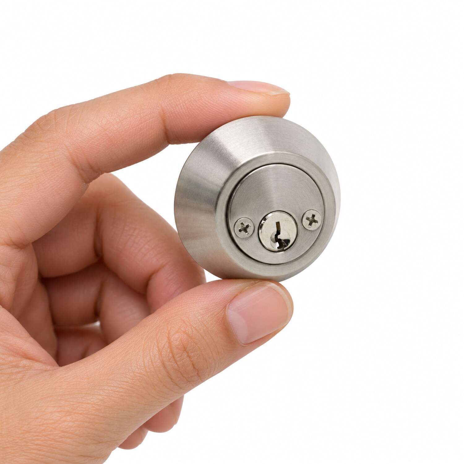 Aftermarket Grade 3 Double Cylinder Deadbolt, 2-3/8″ or 2-3/4″ Adjustable Backset Conventional Cylinder Satin Fin