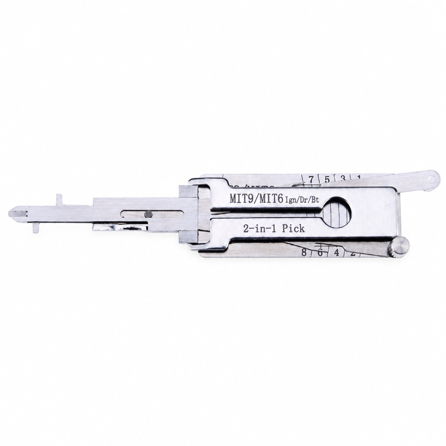 Aftermarket LISHI MIT9 MIT6 MITSUBISHI 2 In 1 Pick Twin Lifter Ignition Door Trunk Anti Glare