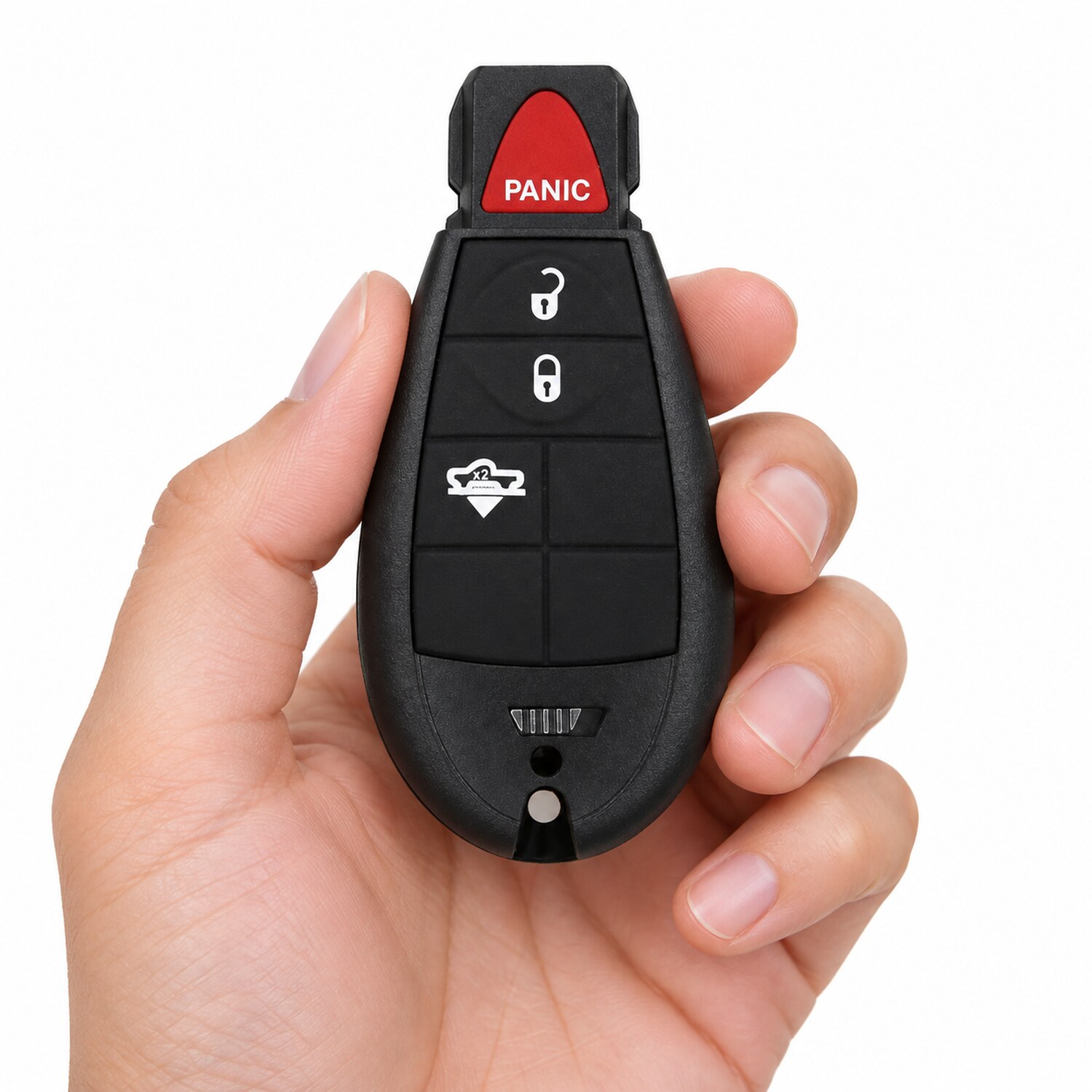 Replacement 2013 RAM 1500 Key Fob – FCC: GQ4-53T, GQ453T – PN: 68521302, 68521302AA – 4 Button