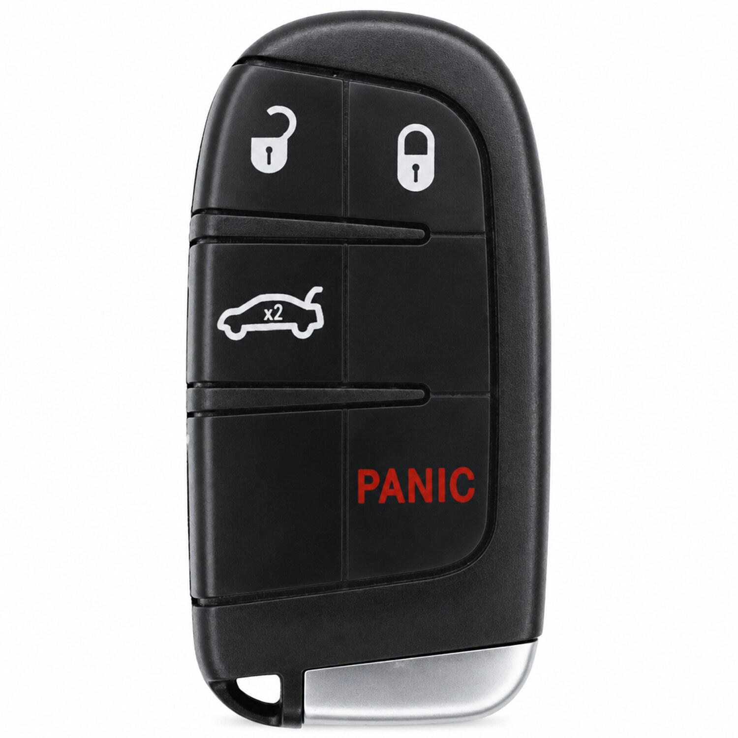 Replacement 2015-2017 Chrysler 200 Key Fob – FCC: M3N-40821302 – PN: 68155686, 68394190 – 4 Button