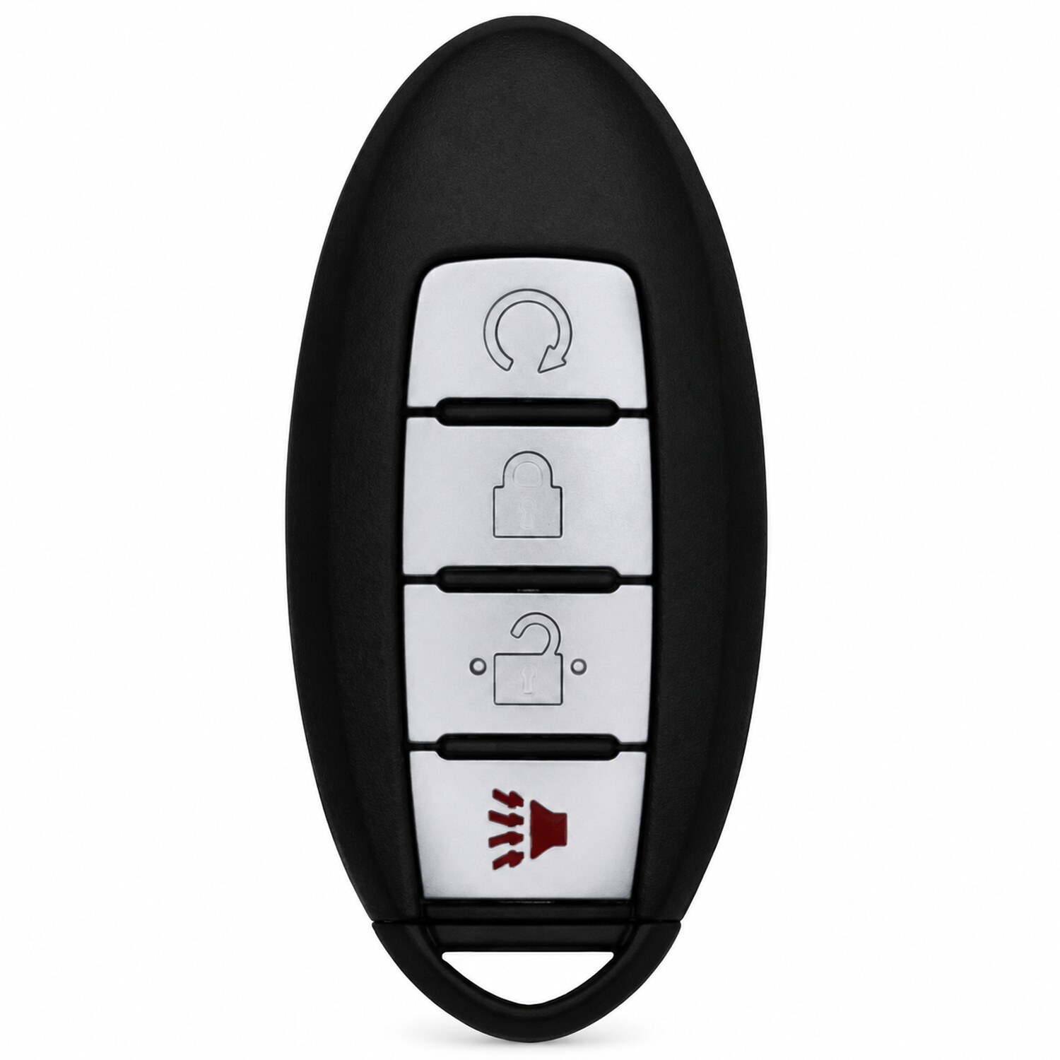Replacement 2017 Nissan Pathfinder Key Fob – FCC: 2AOKM-NI7 – PN: 285E3-9PA4A, 285E3-5AA3C, 285E3-5AA3D – 4 Butto