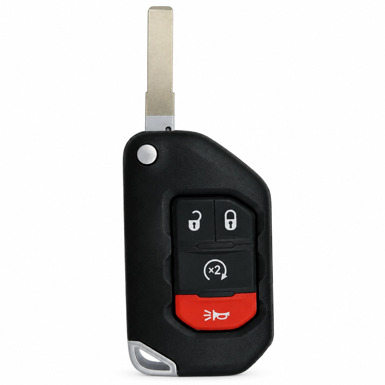 Replacement 2018-2021 Jeep Wrangler Gladiator Key Fob – FCC: OHT1130261 – PN: 68416784AC, 68416794 – 4 Button
