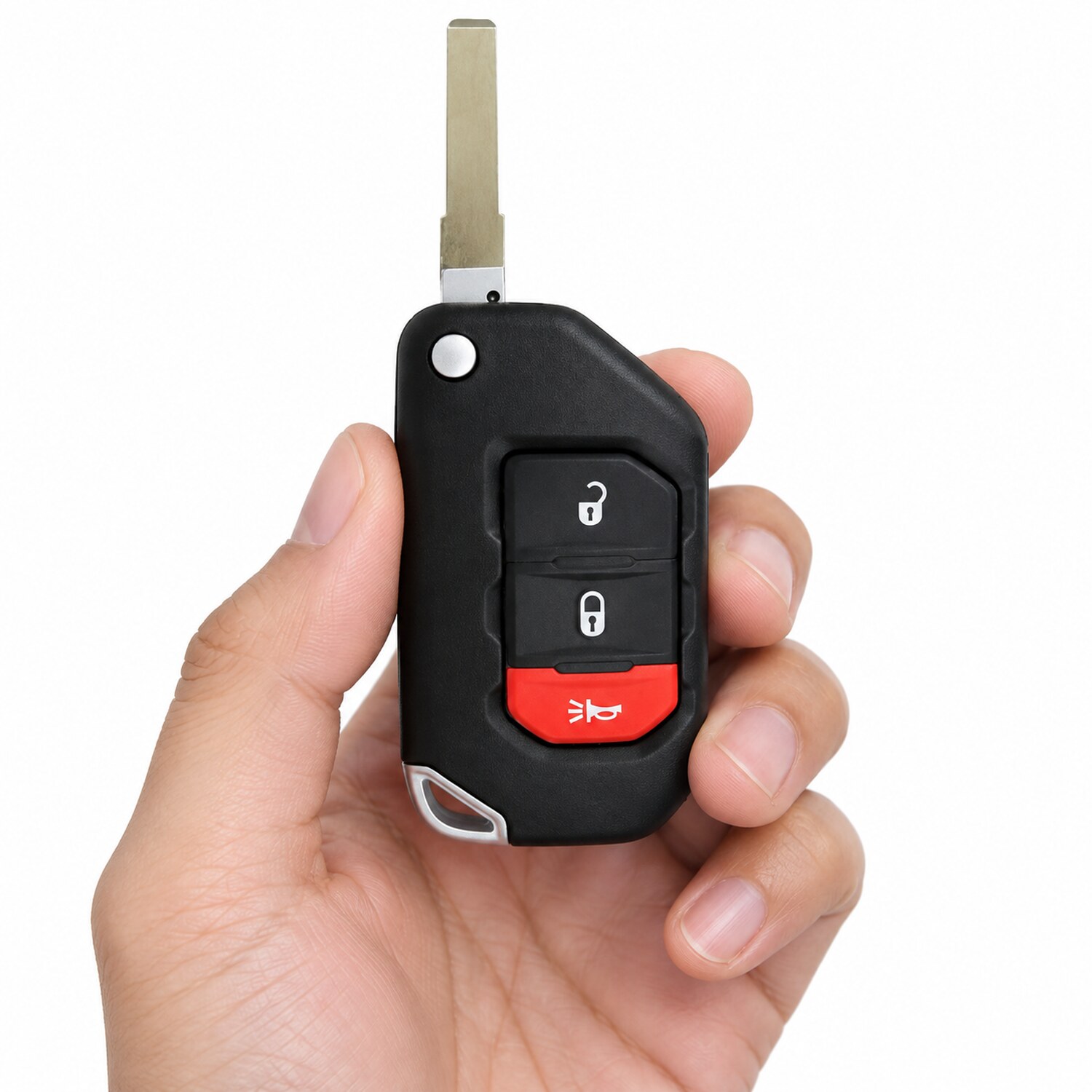 Replacement 2019-2023 Jeep Gladiator Key Fob – FCC: OHT1130261 – PN: 68416782 – 3 Button