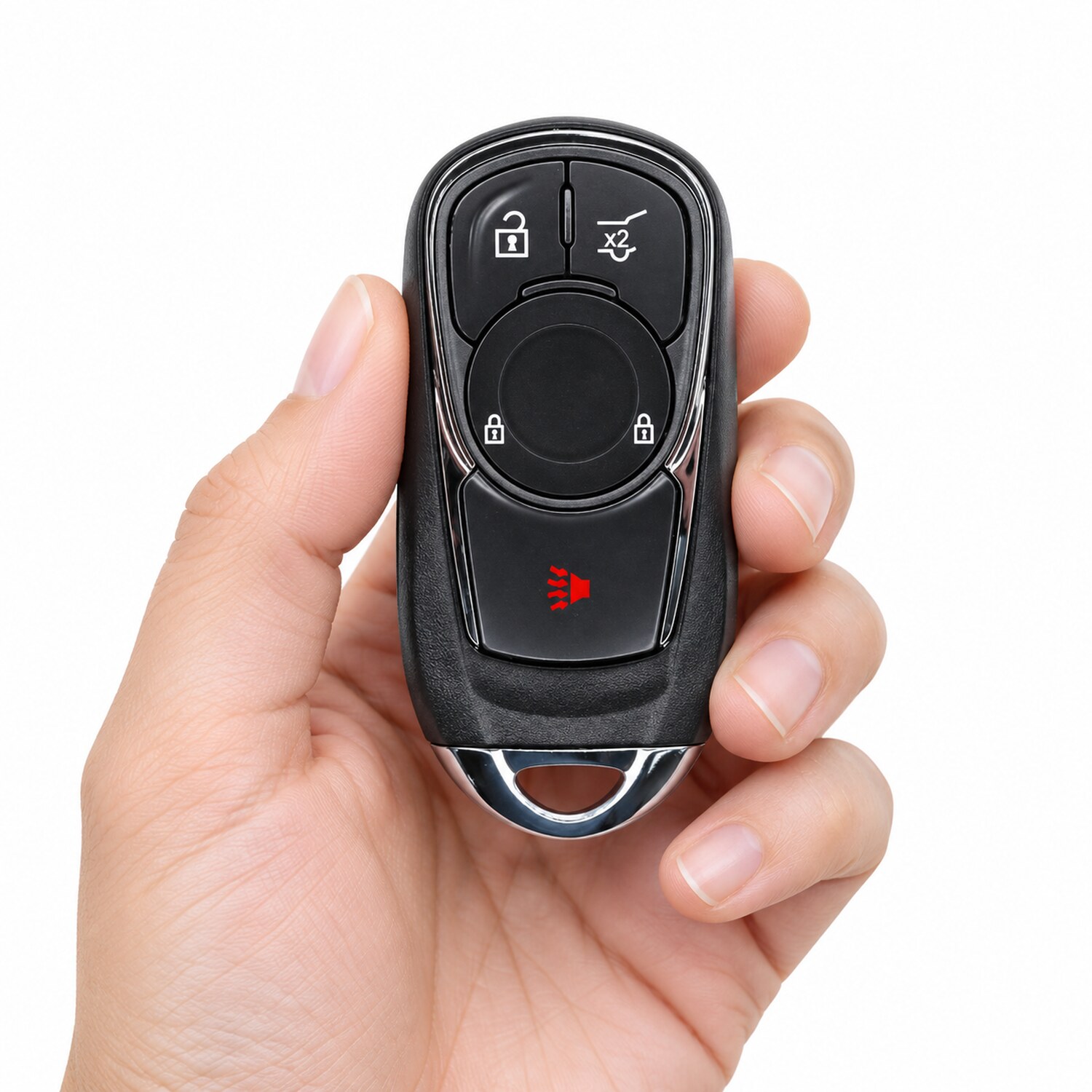 Replacement 2019 Buick Envision Key Fob – FCC: HYQ4AA, 2AOKM-G4AAB – PN: 13584500, 13508406, 13532385 – 5 Button