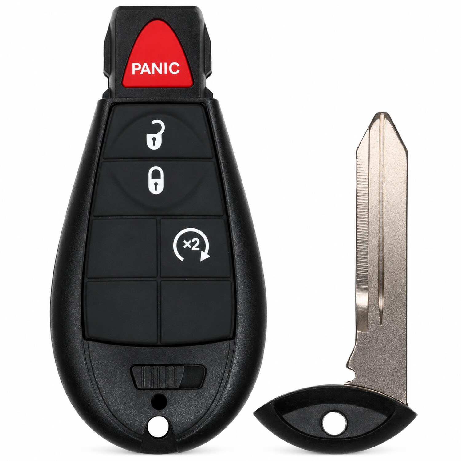 Replacement 2022 RAM 1500 2500 3500 Key Fob – FCC: GQ4-53T, GQ453T – PN: 68508721 – 4 Button