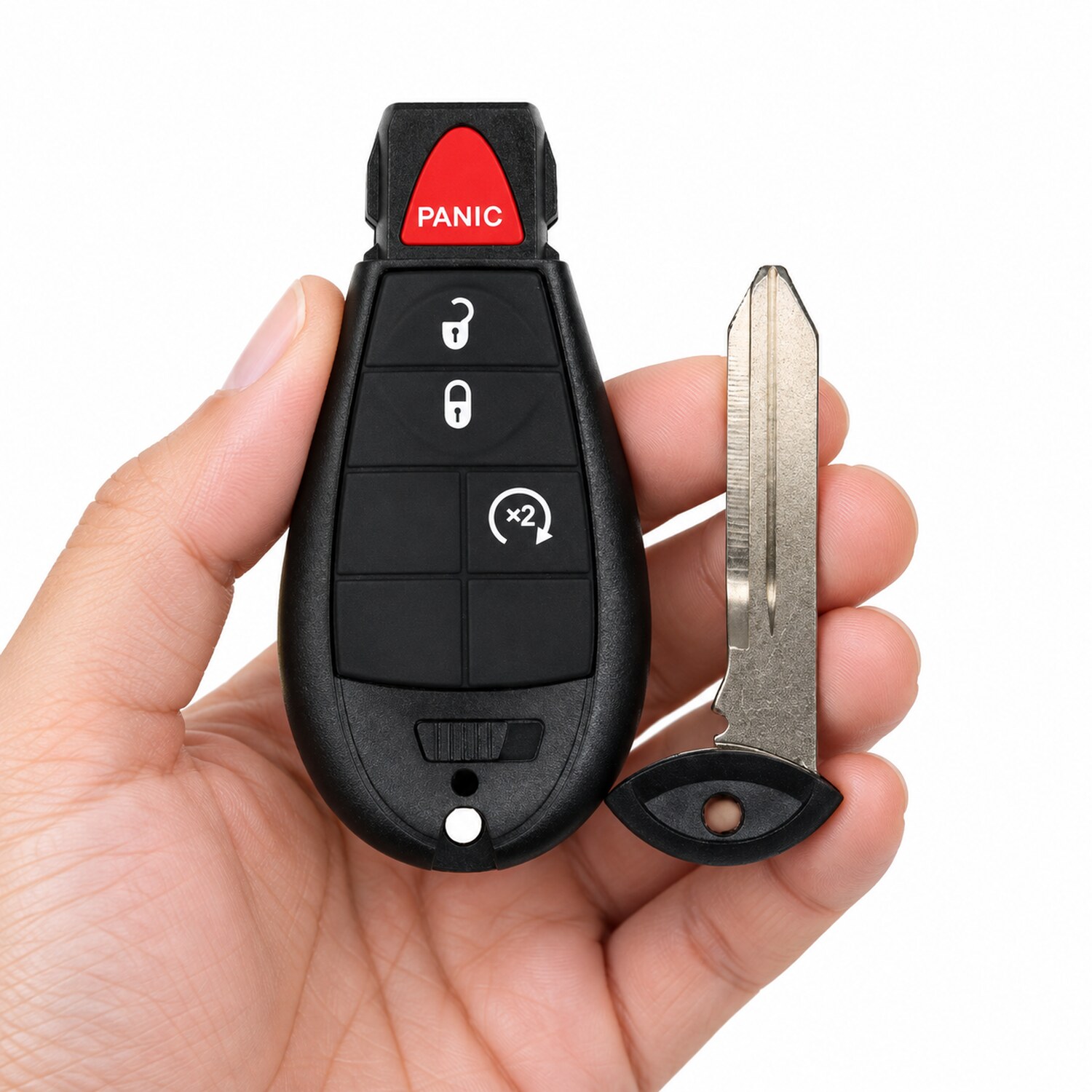 Replacement 2022 RAM 1500 2500 3500 Key Fob – FCC: GQ4-53T, GQ453T – PN: 68508721 – 4 Button