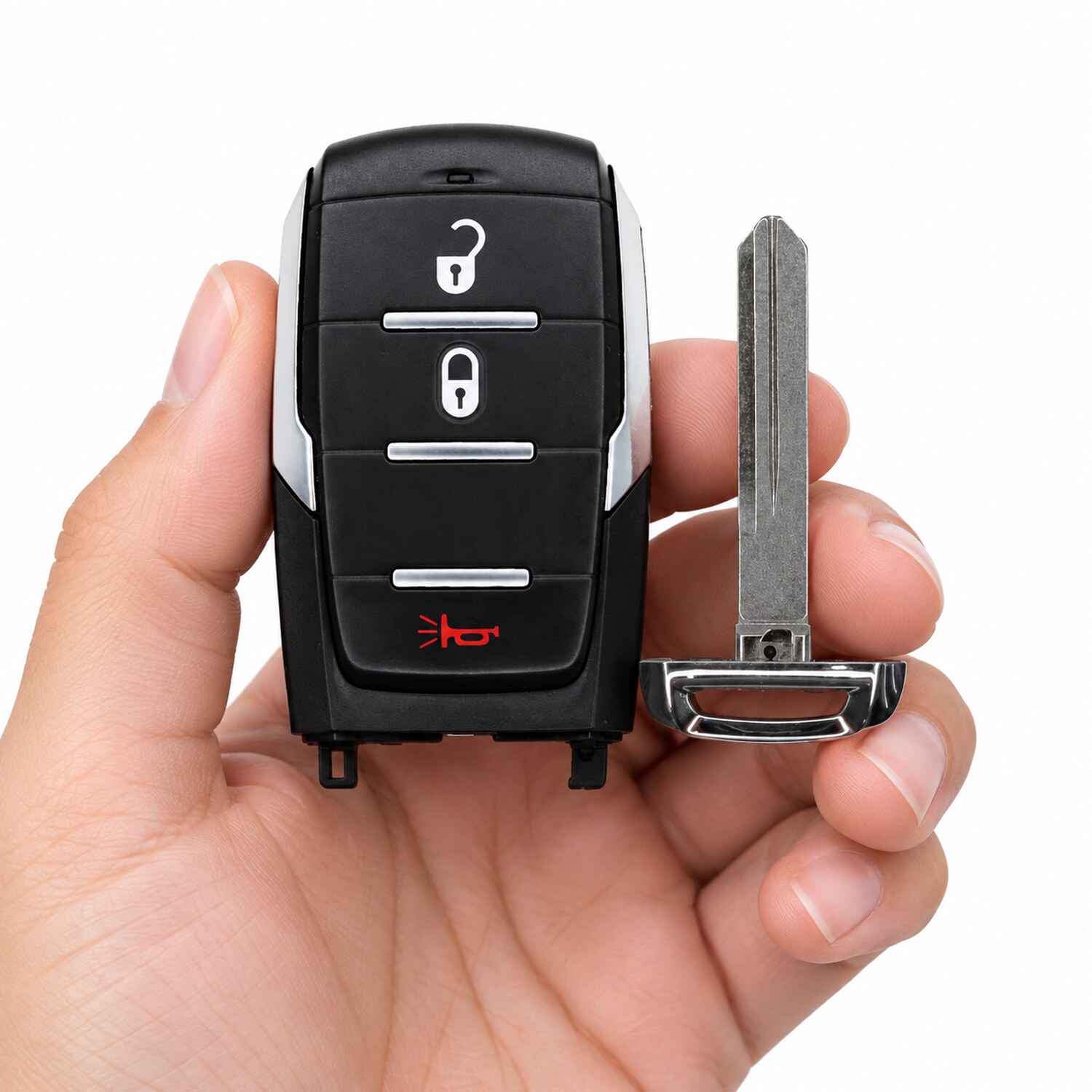 Replacement 2022 Ram 1500 Key Fob – FCC: OHT-4882056, OHT4882056 – PN: 68584151 – 3 Button