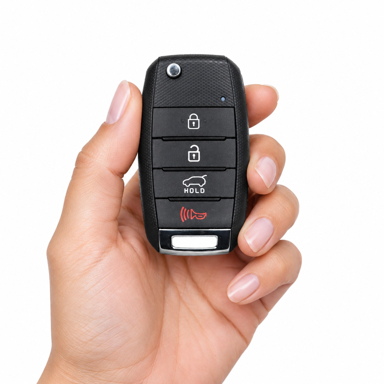 Replacement 2014-2016 Kia Sportage Key Fob – FCC: NYODD4TX1306-TFL – PN: 95430-3W350 – 4 Button